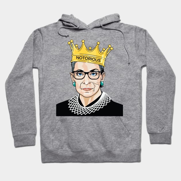 Notorius Ruth Bader Ginsburg Hoodie by Djokolelono